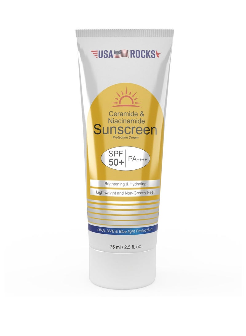USA ROCKS SPF 50 with Ceramide & Niacinamide - Image 1